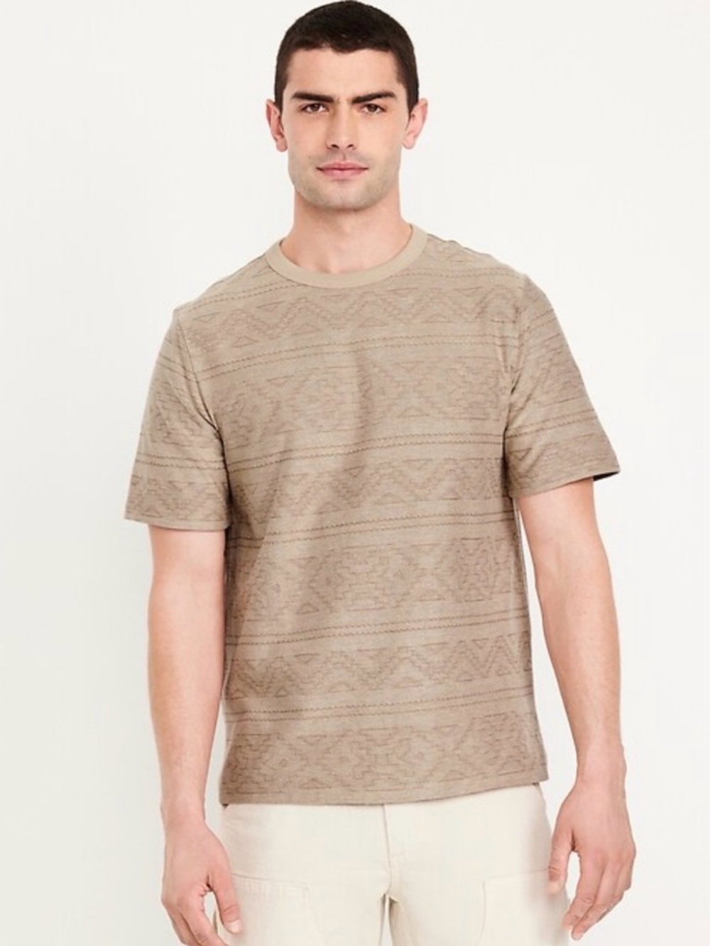 Old navy Textured Jacquard T-Shirt Short Sleeve size Large